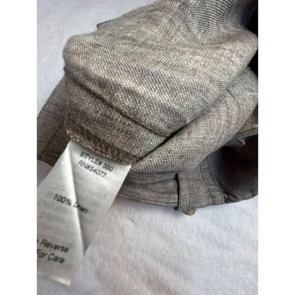 Cabi Women's Linen Mid Rise Waist Outdoor Casual Cargo Shorts Brown 10 - Picture 4 of 10